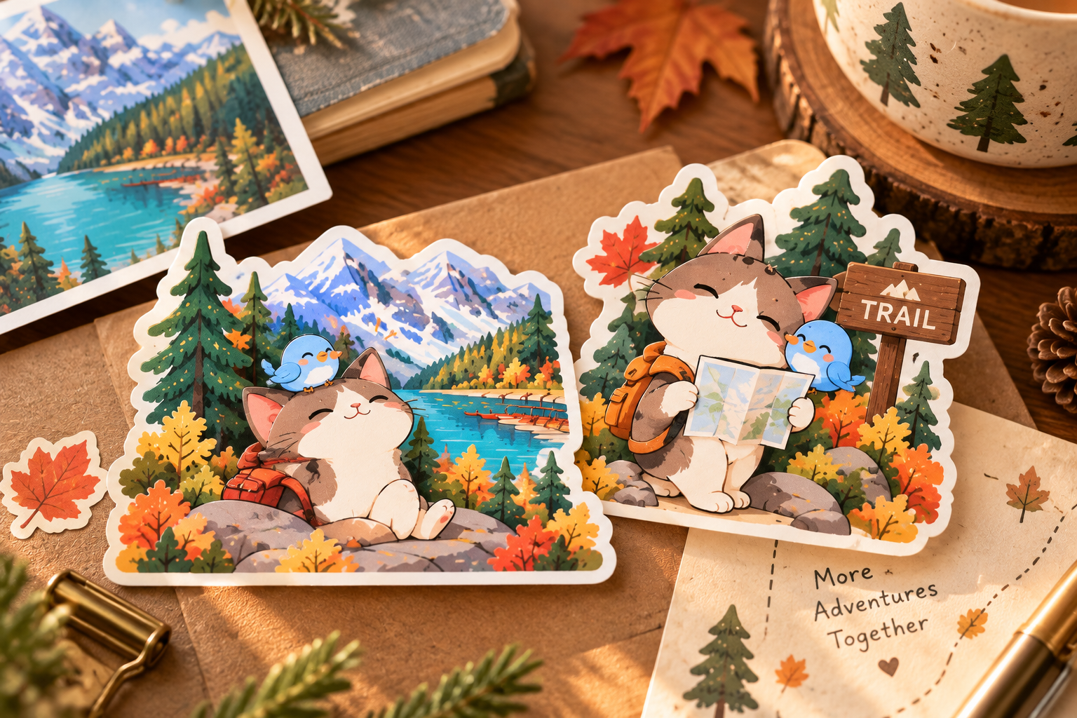 Monthly sticker set